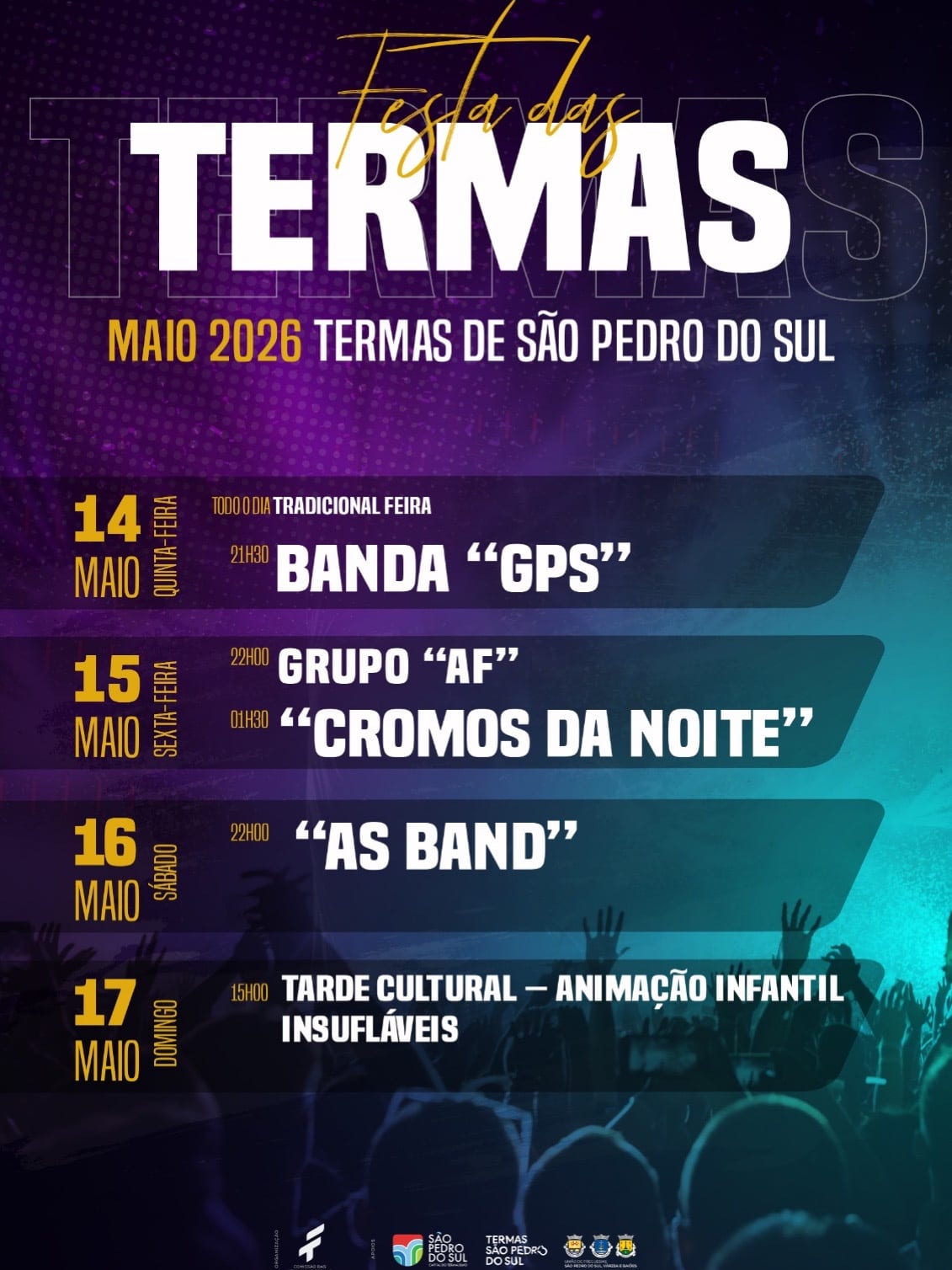Cartaz de Festa das Termas