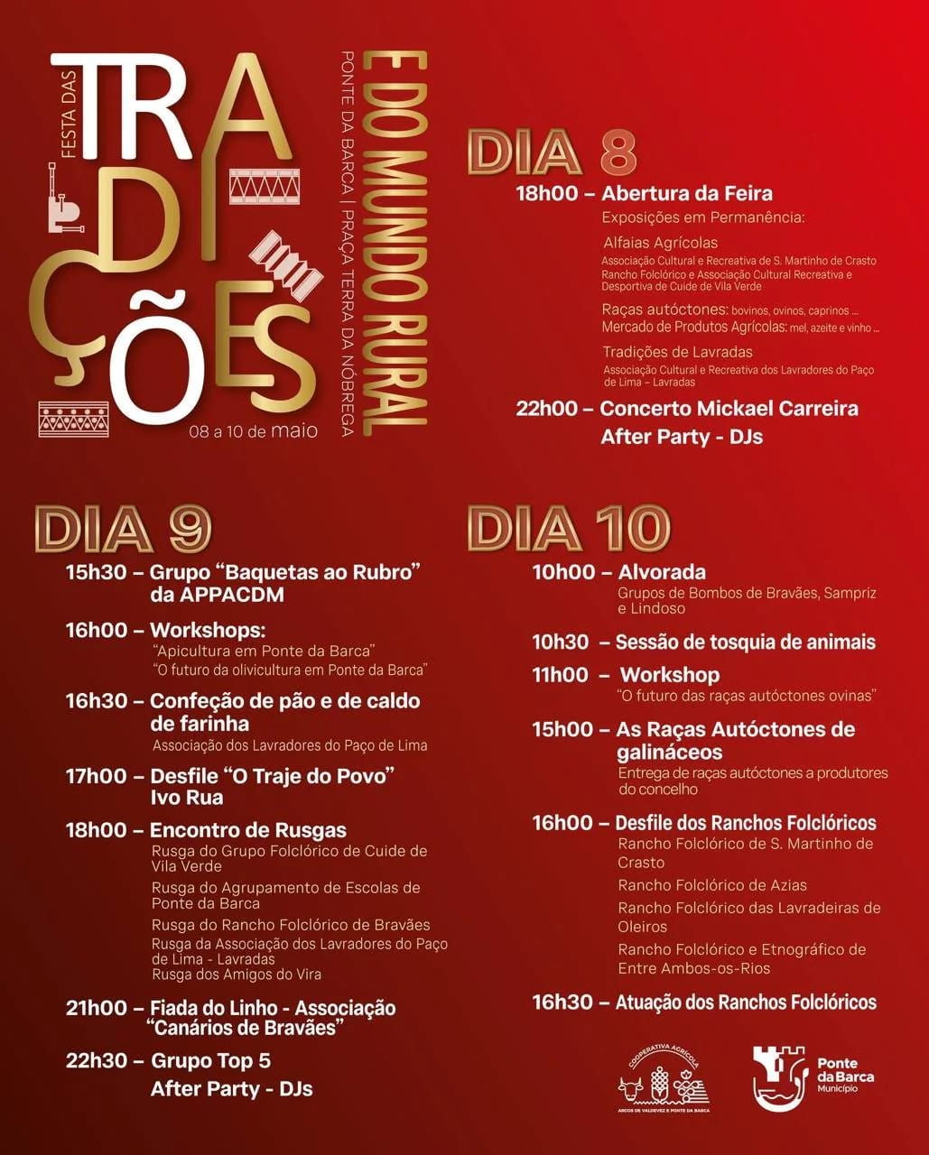 Cartaz de Festa das Tradições e do Mundo Rural