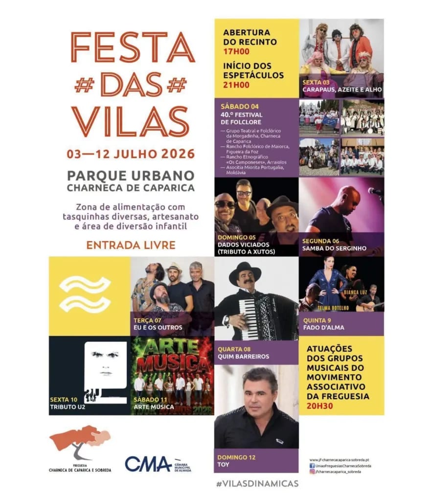 Cartaz de Festa das Vilas