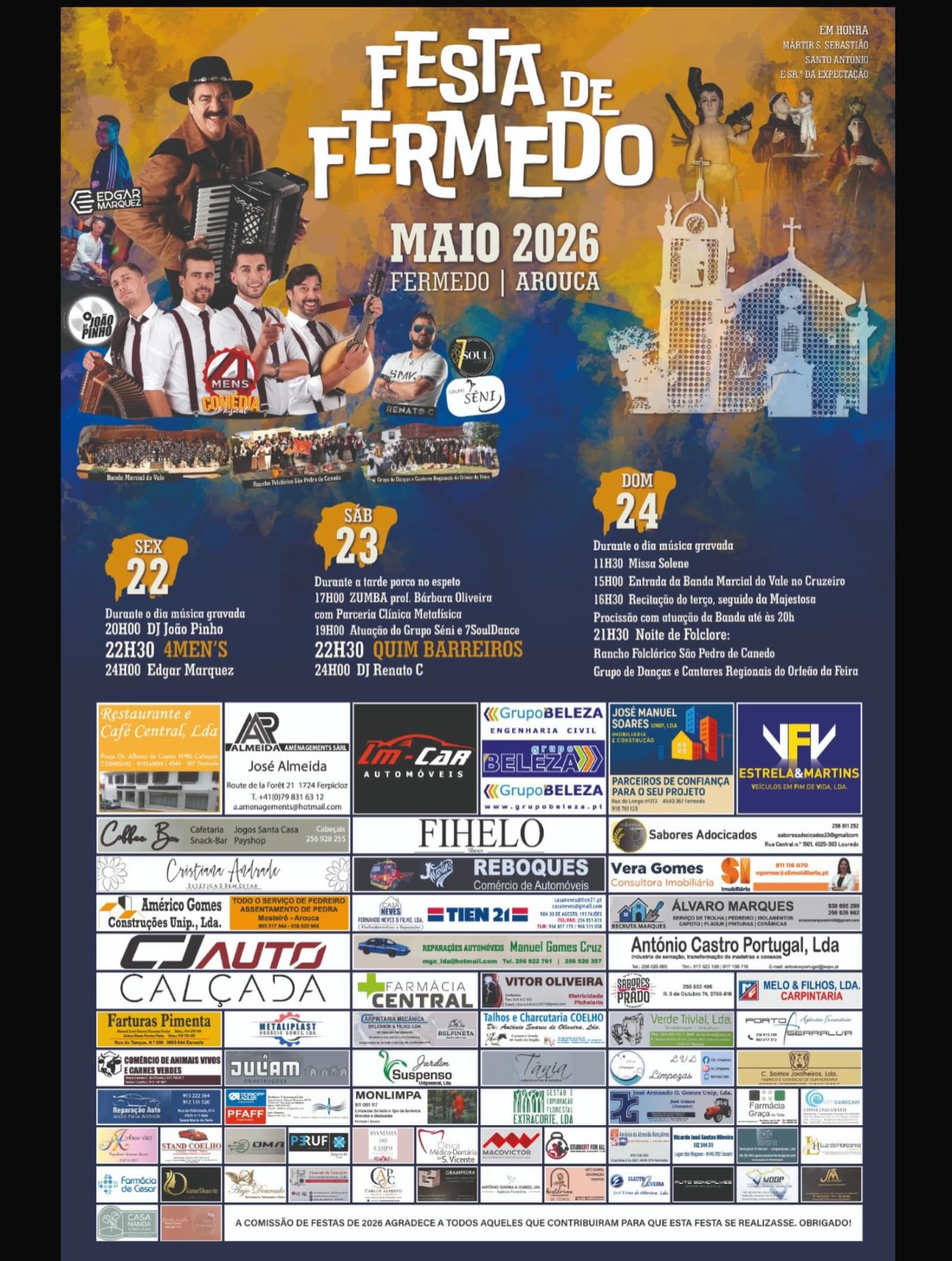 Cartaz de Festa de Fermedo