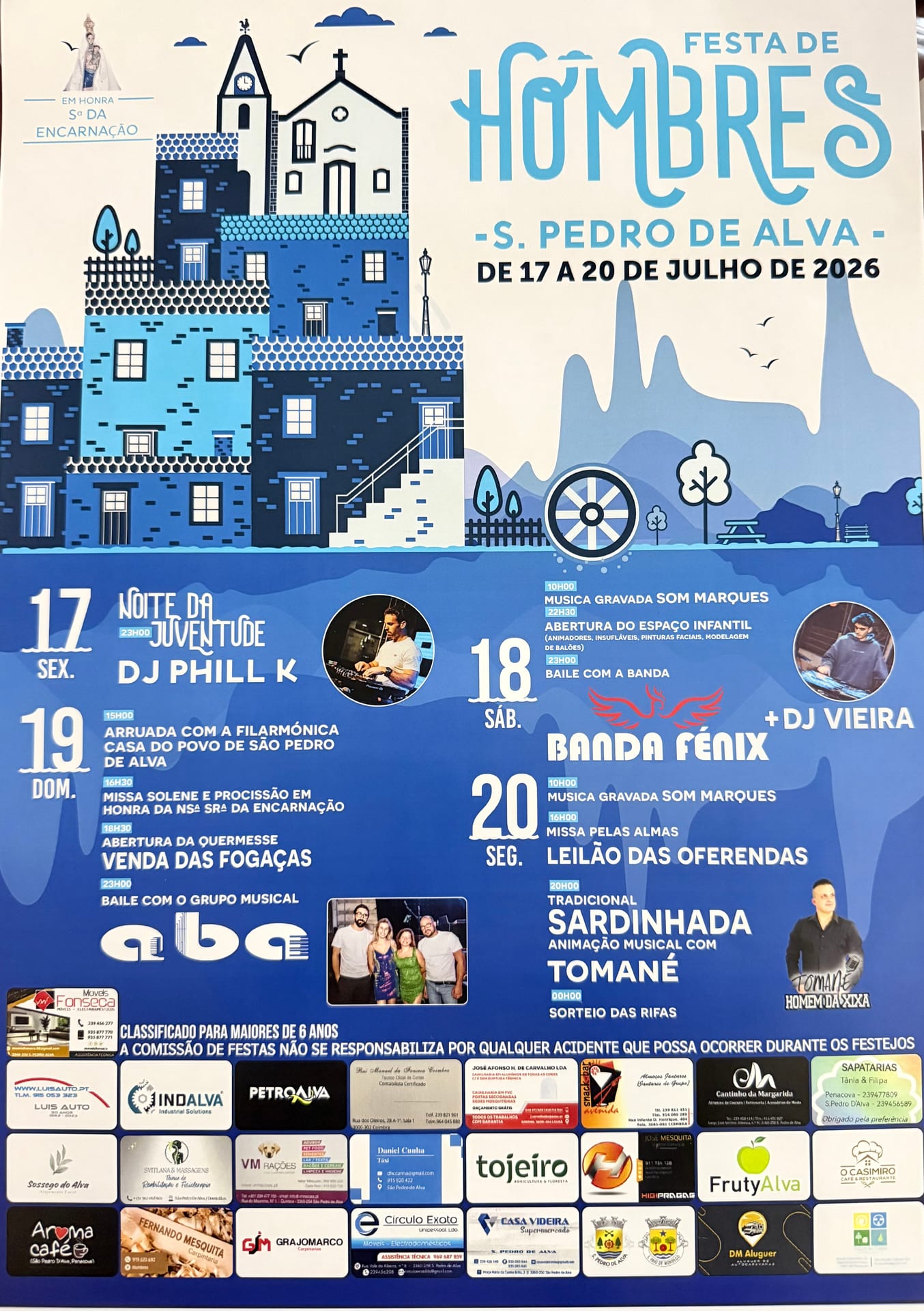 Cartaz de Festa de Hombres
