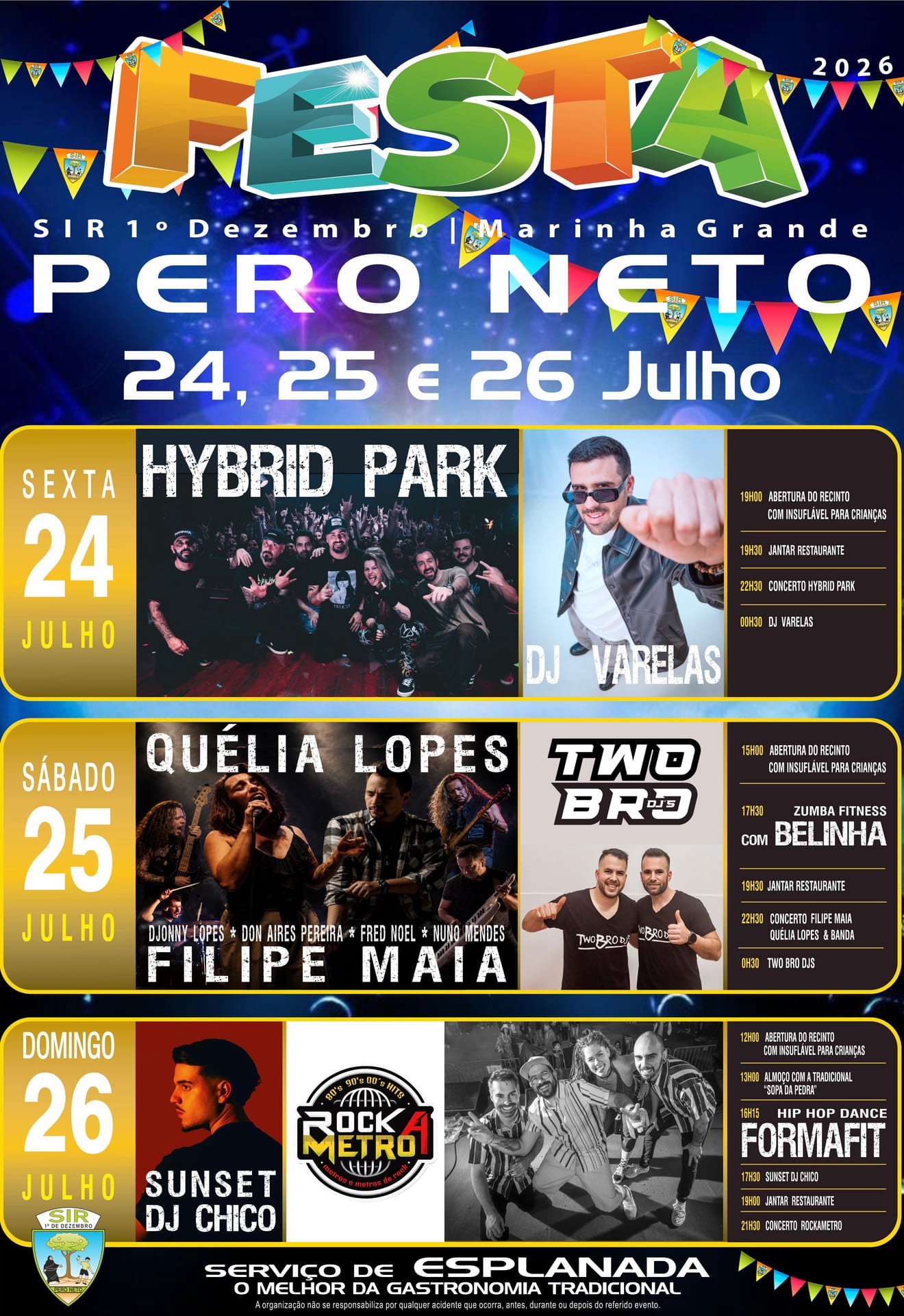 Cartaz de Festa de Pero Neto