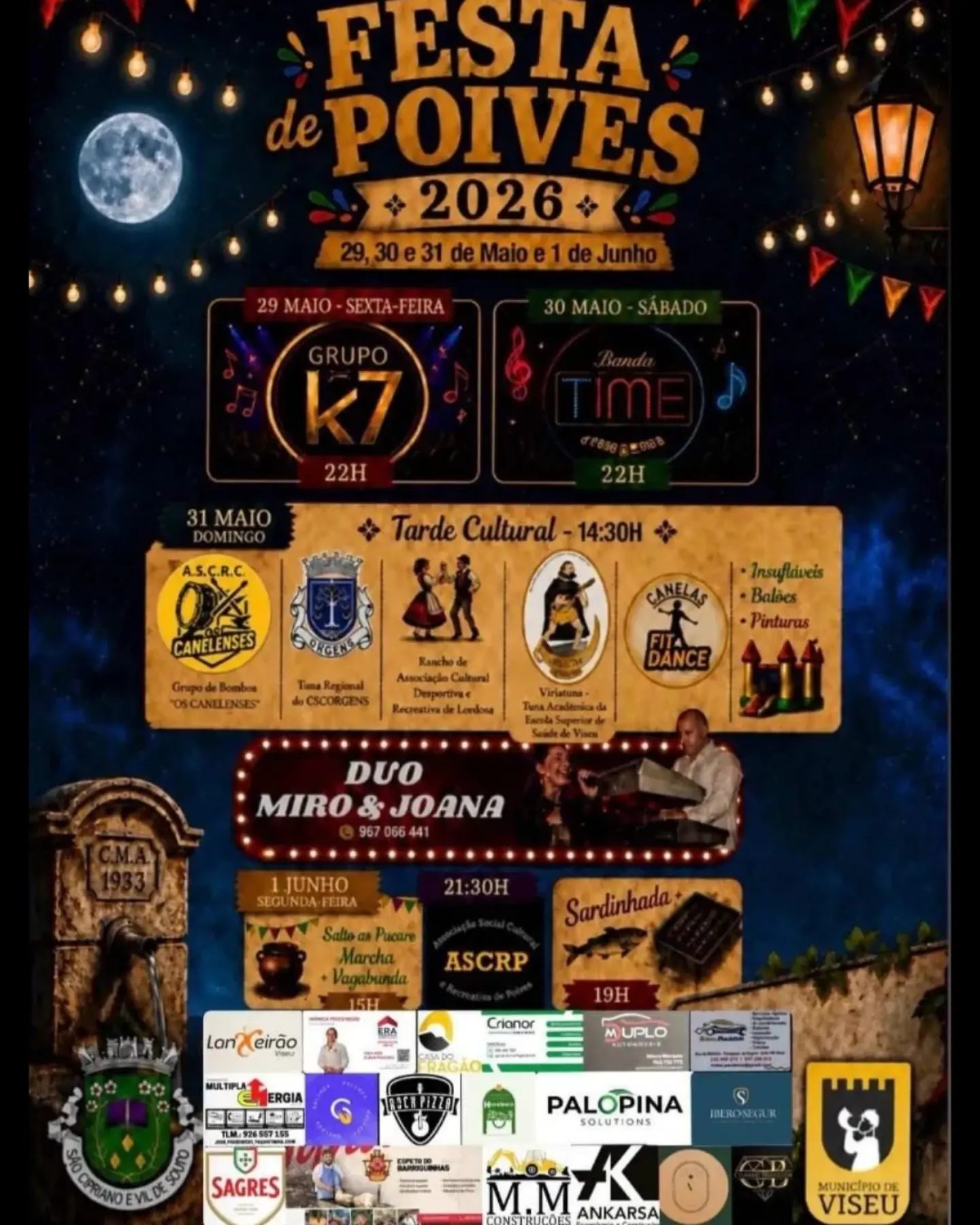 Cartaz de Festa de Poives
