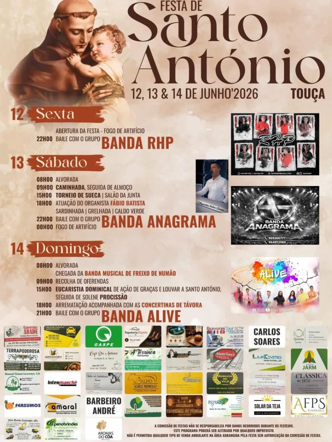Cartaz de Festa de S. António