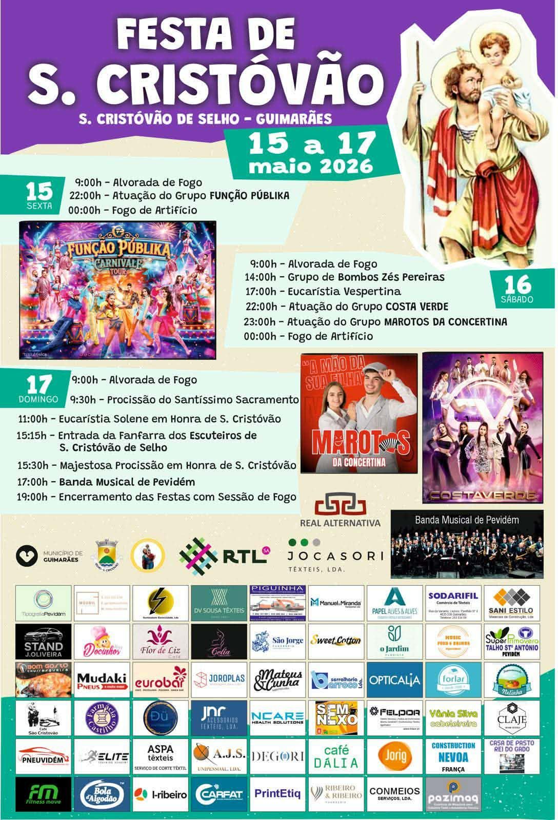 Cartaz de Festa de S. Cristóvão