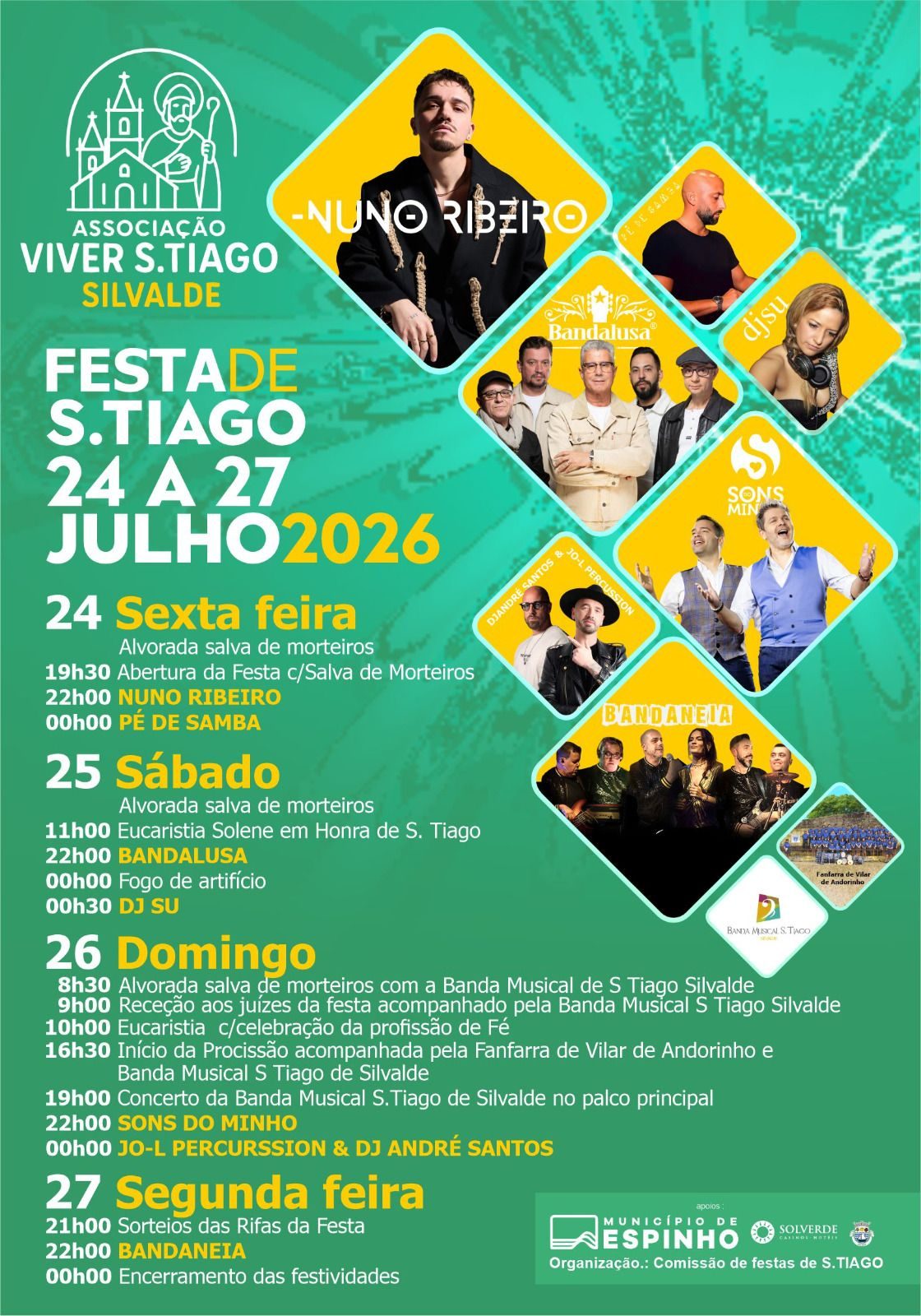 Cartaz de Festa de S. Tiago