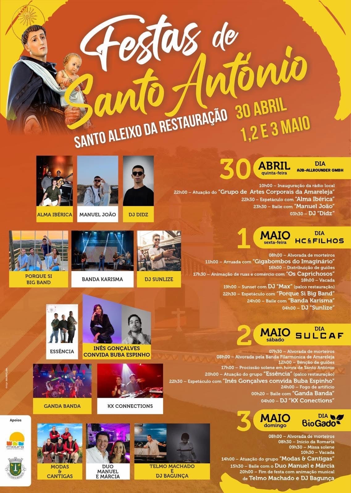 Cartaz de Festa de Santo António