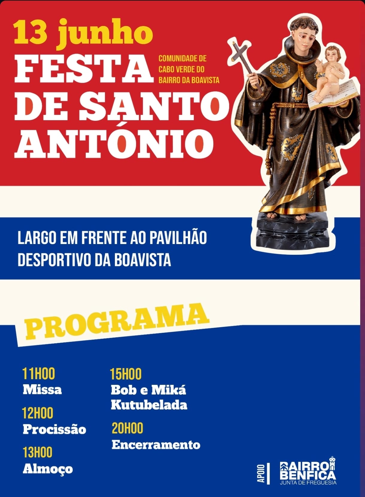 Cartaz de Festa de Santo António
