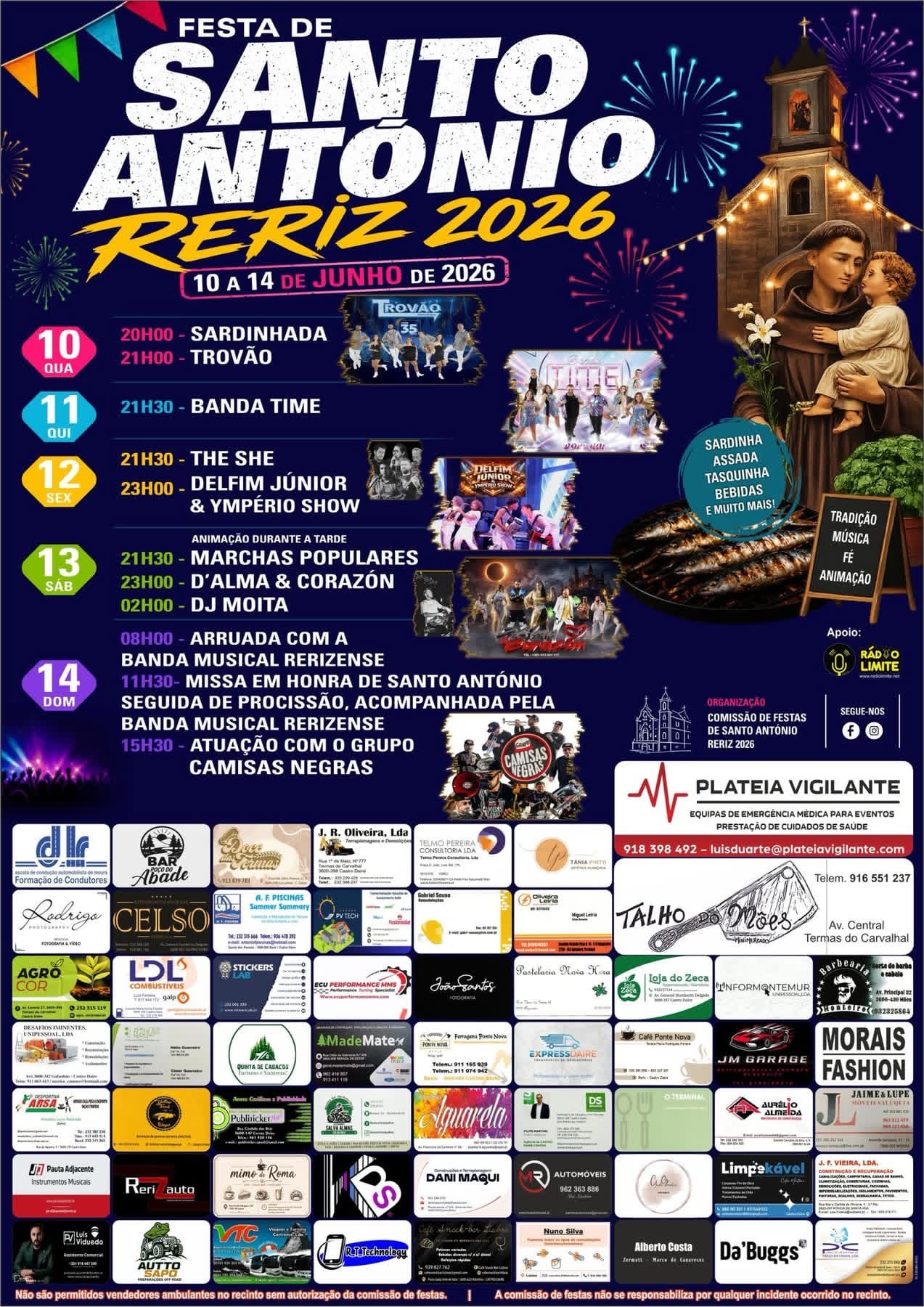 Cartaz de Festa de Santo António