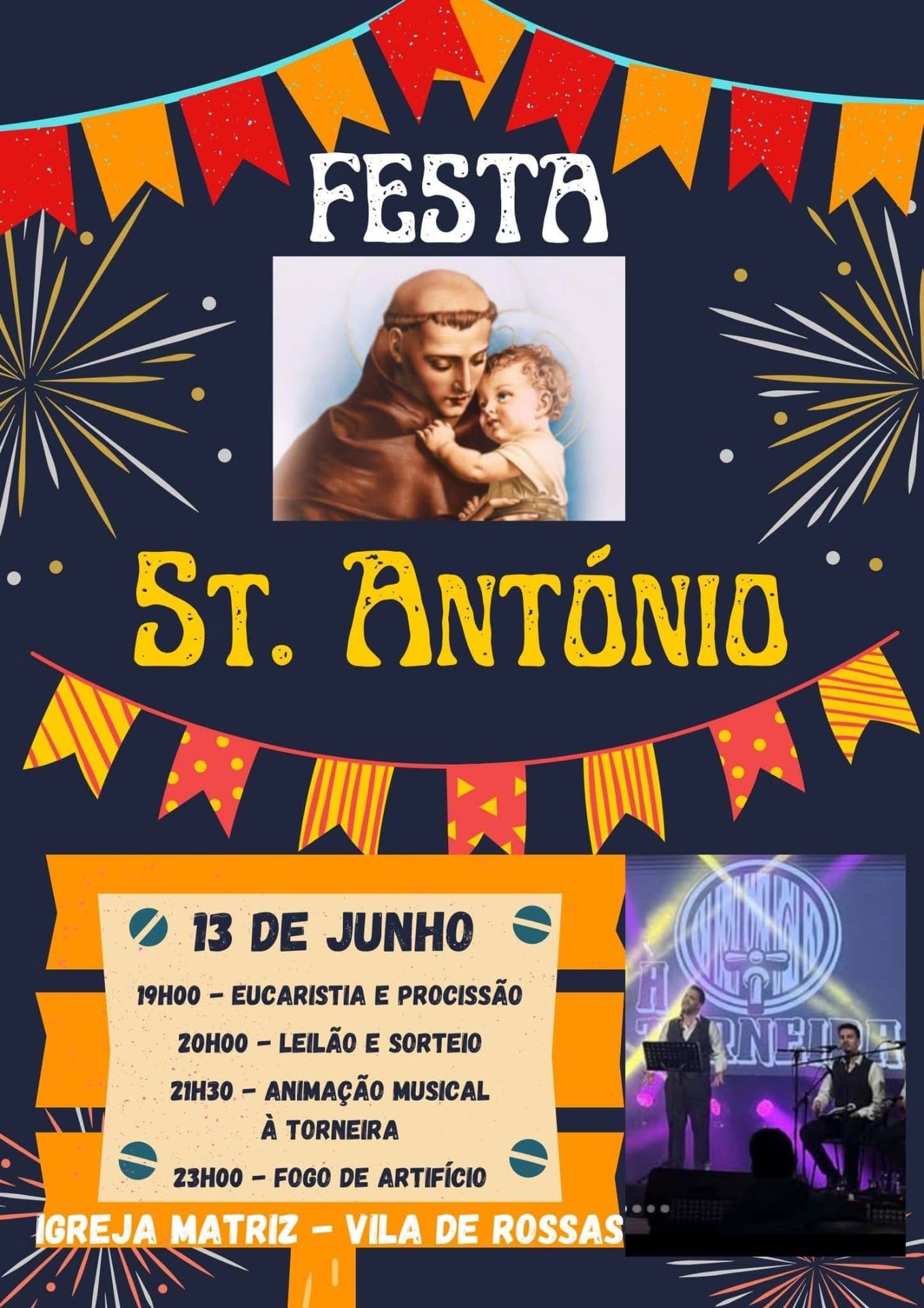 Cartaz de Festa de Santo António