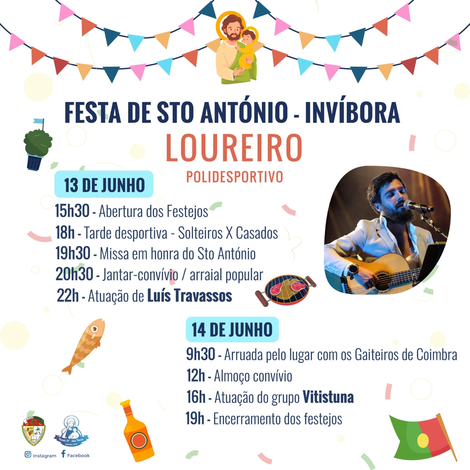 Cartaz de Festa de Santos António