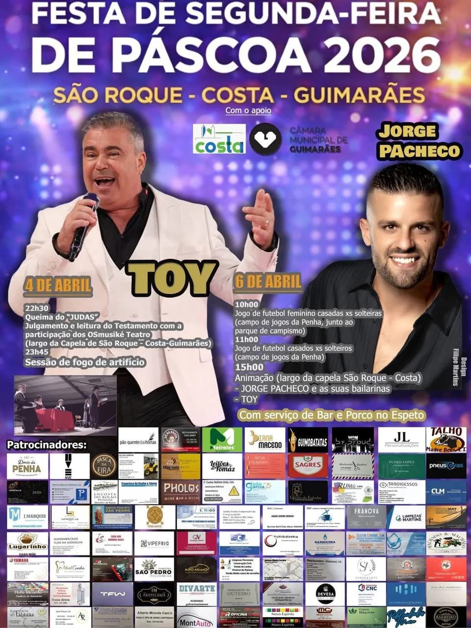 Cartaz de Festa de Segunda-Feira de Páscoa