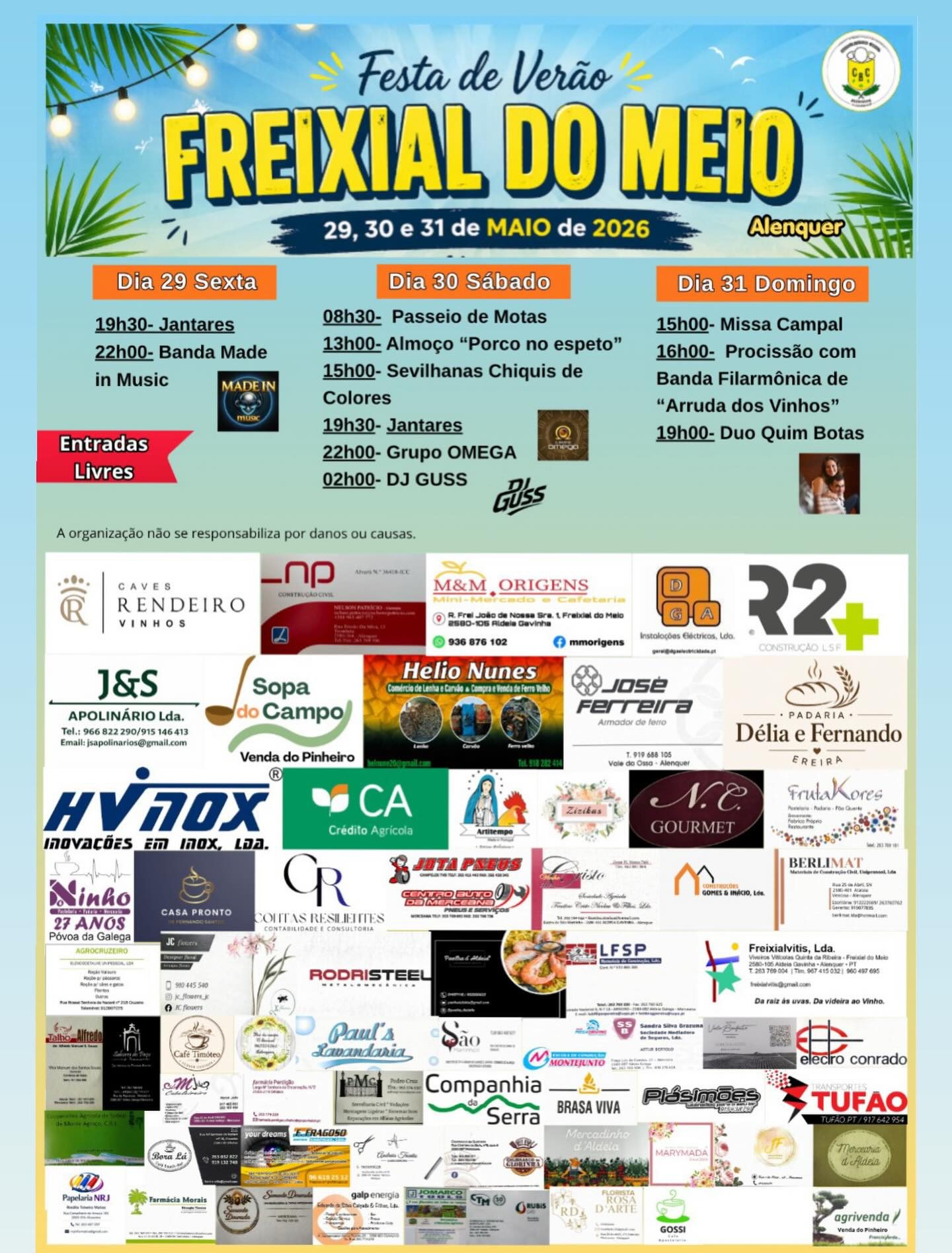 Cartaz de Festa de Verão