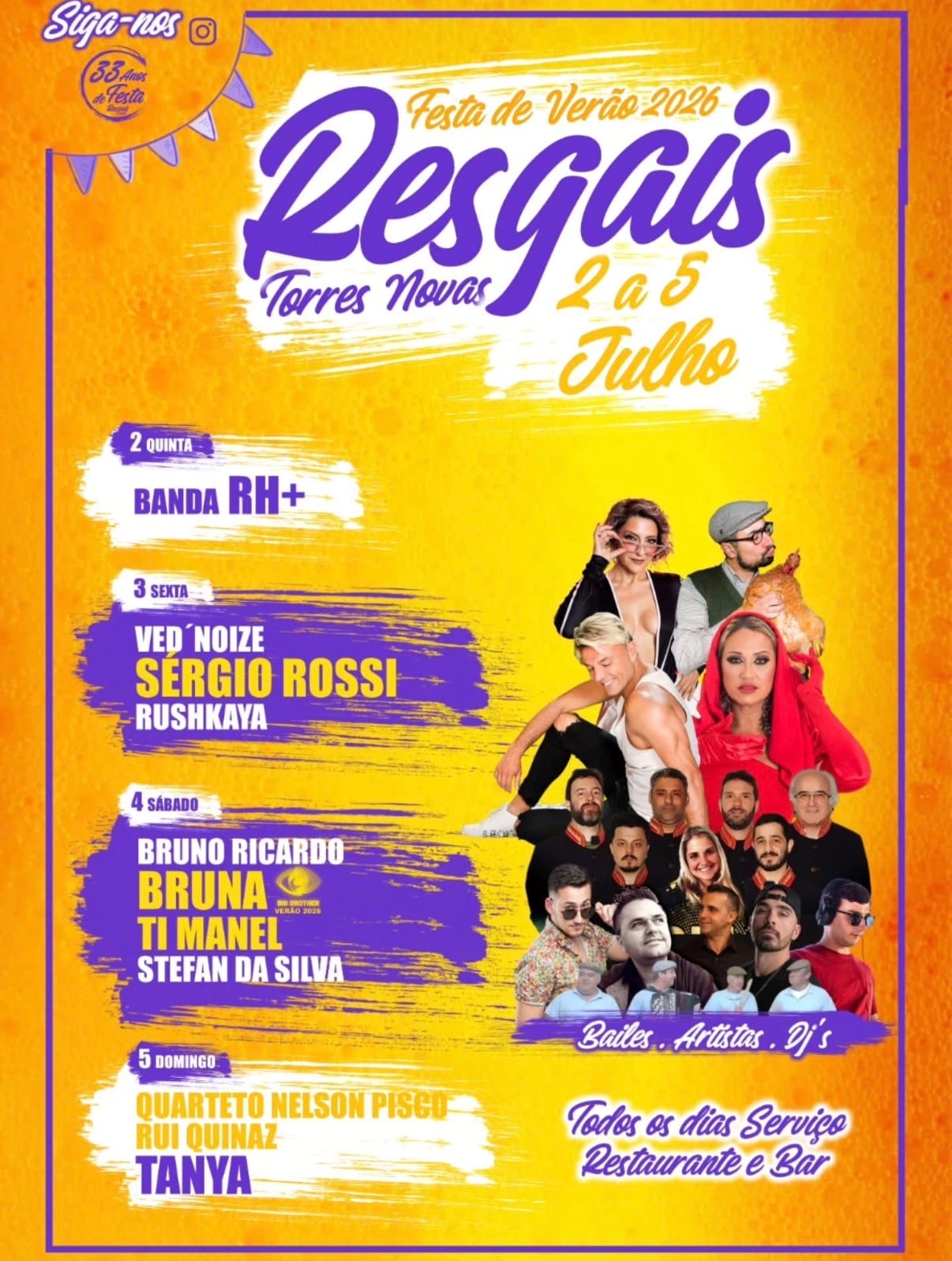 Cartaz de Festa de Verão
