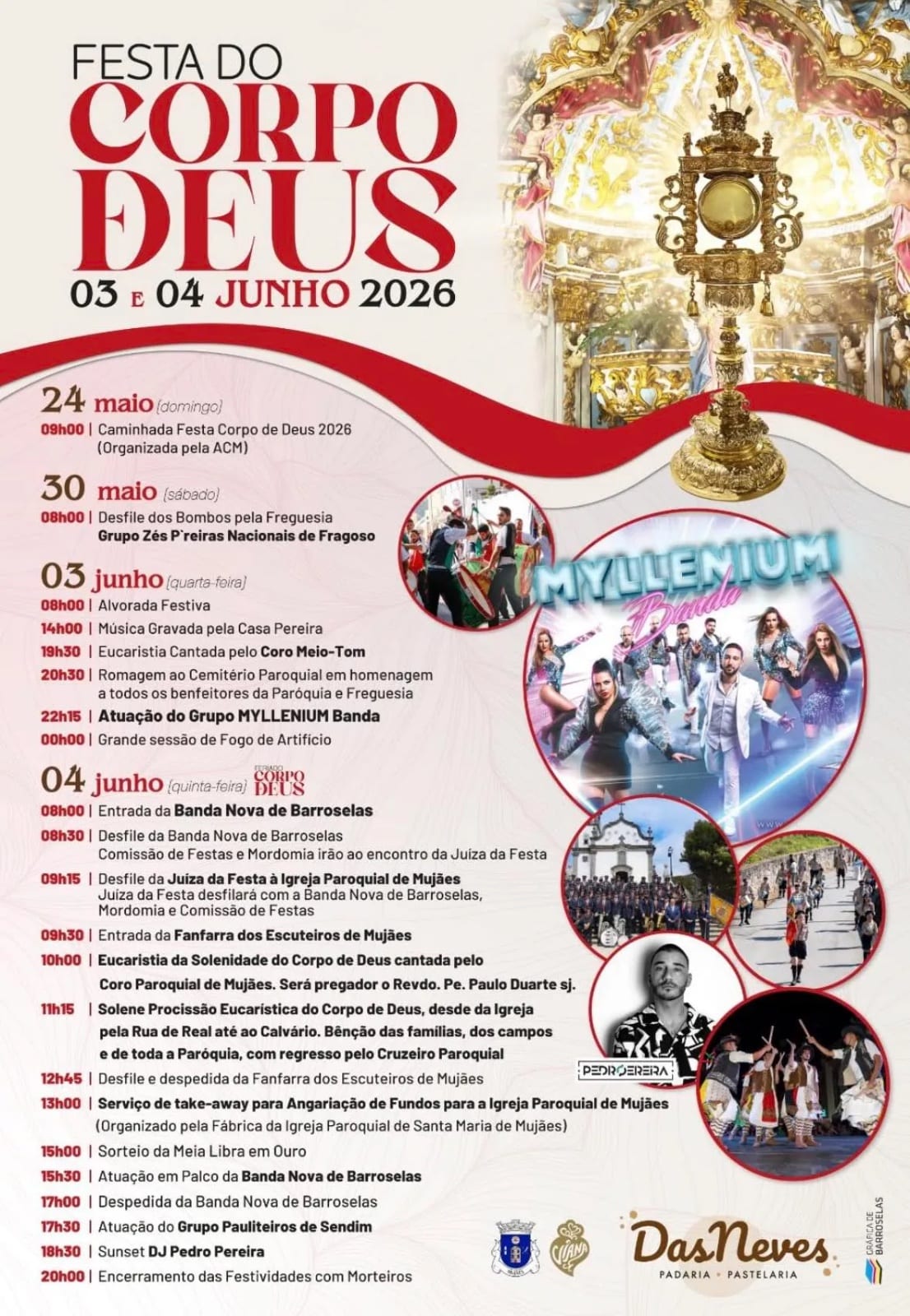 Cartaz de Festa do Corpo de Deus