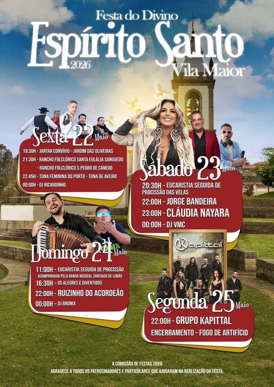 Cartaz de Festa do Divino Espírito Santo