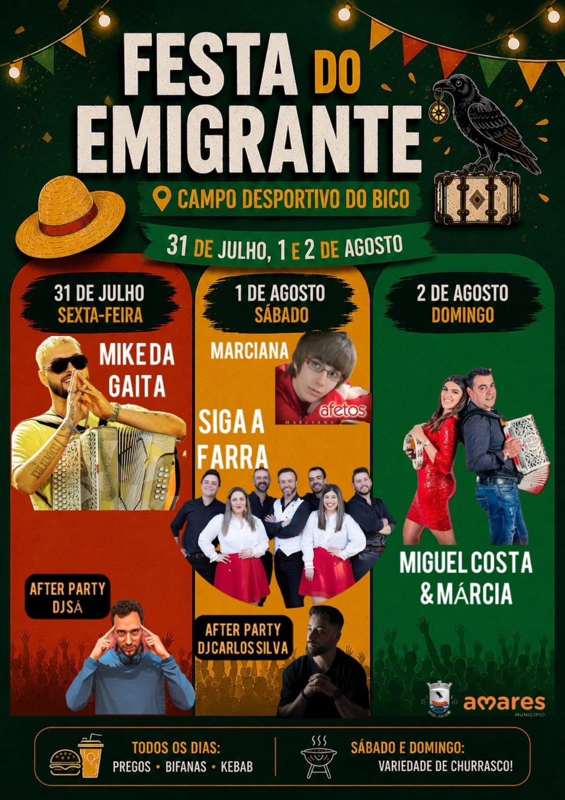 Cartaz de Festa do Emigrante