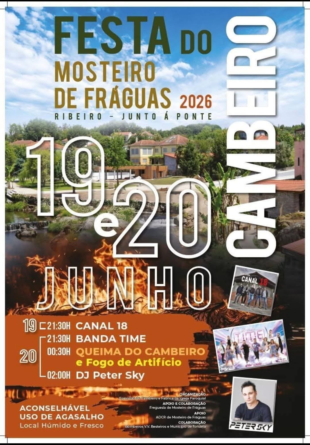 Cartaz de Festa do Mosteiro de Fráguas
