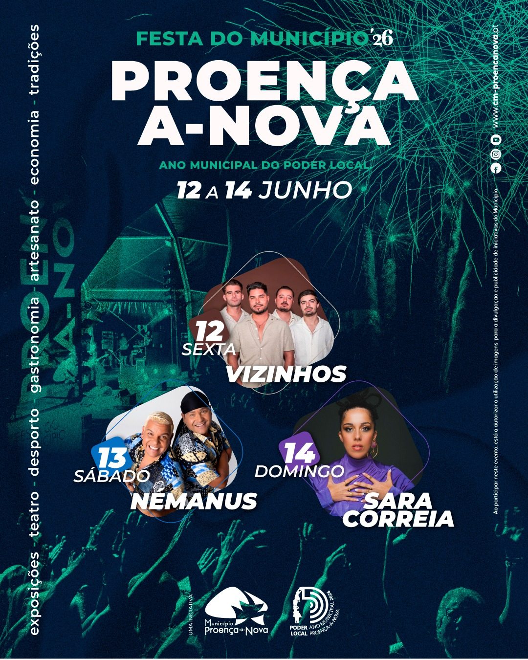 Cartaz de Festa do Município Proença-a-Nova