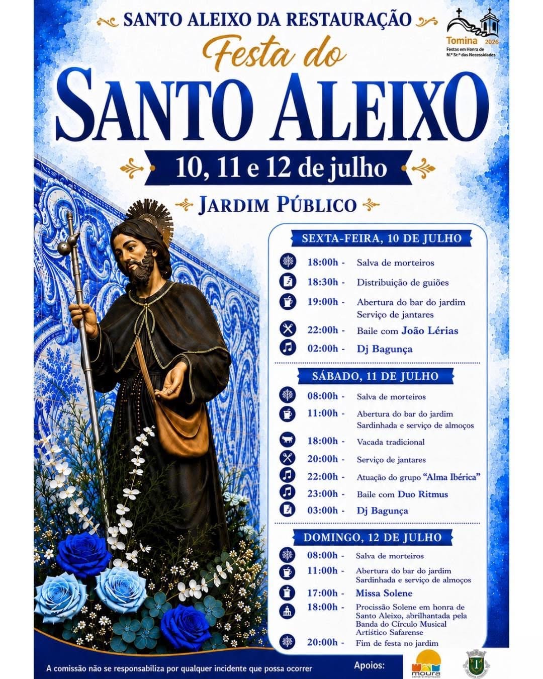 Cartaz de Festa do Santo Aleixo