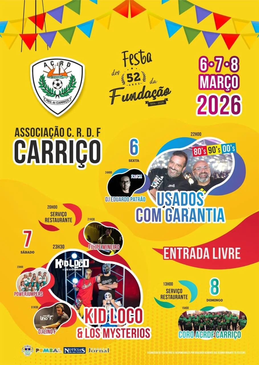Cartaz de Festa dos 52 Anos da Fundação