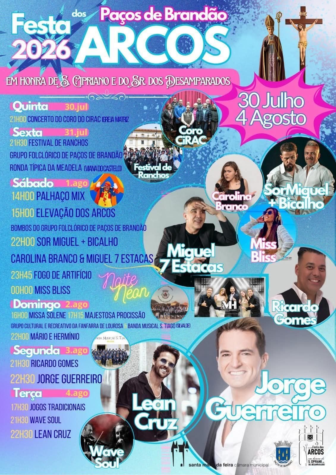 Cartaz de Festa dos Arcos