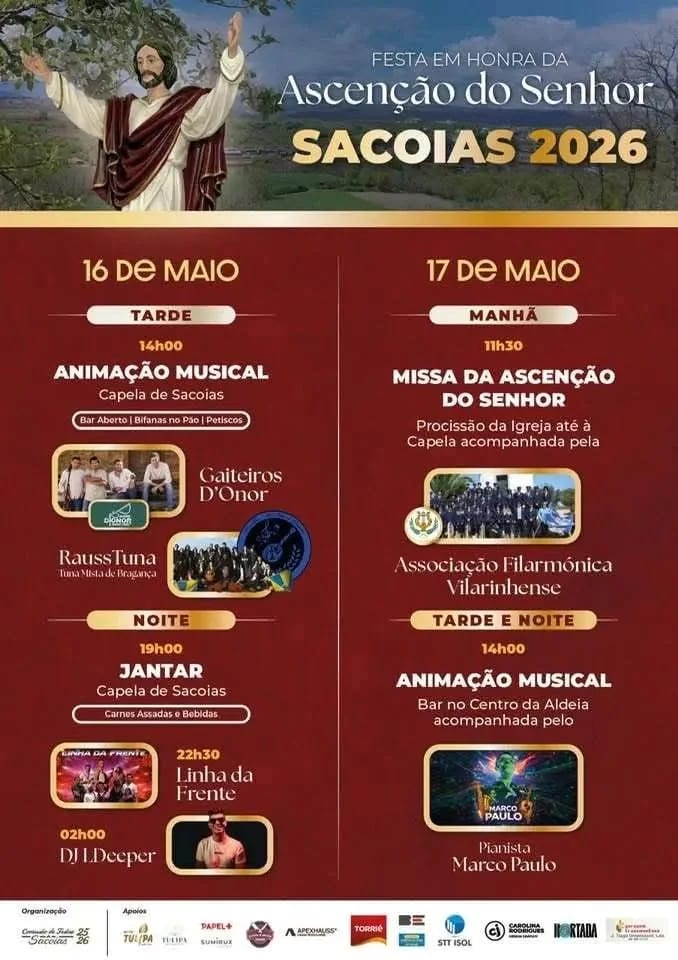 Cartaz de Festa em Honra da Ascensão do Senhor