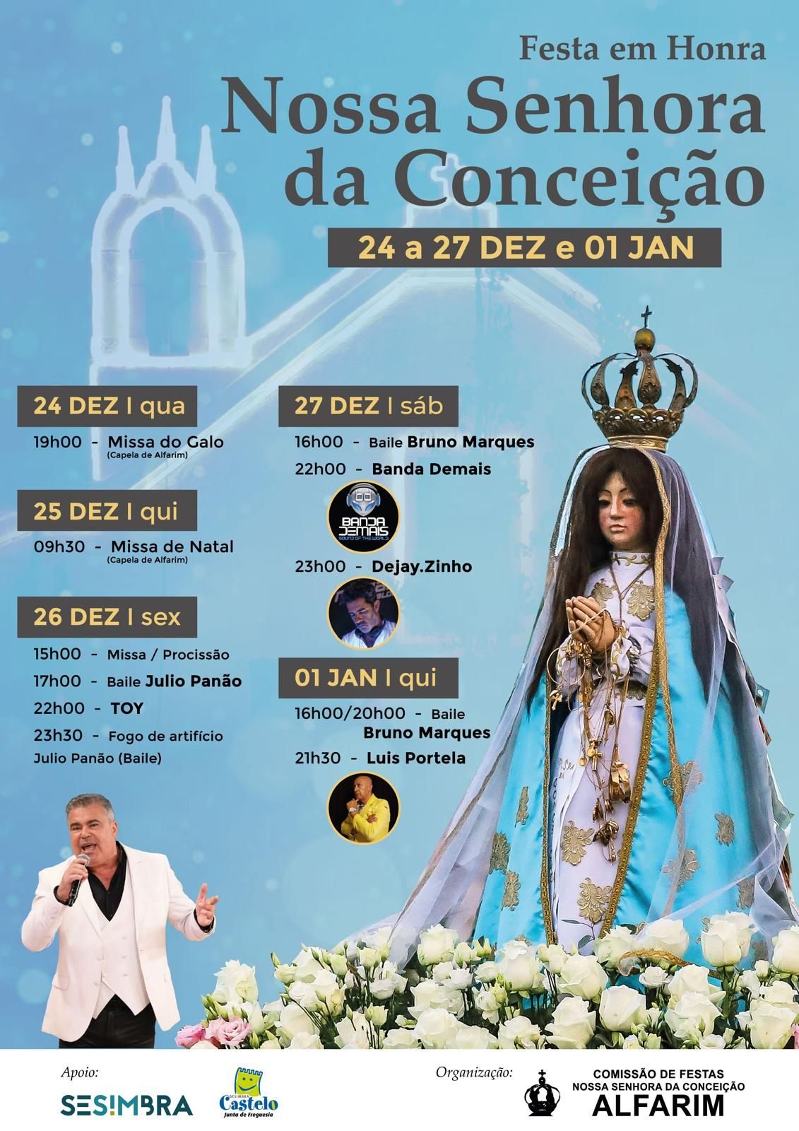 Cartaz de Festa em Honra de N.ª Sr.ª da Conceição
