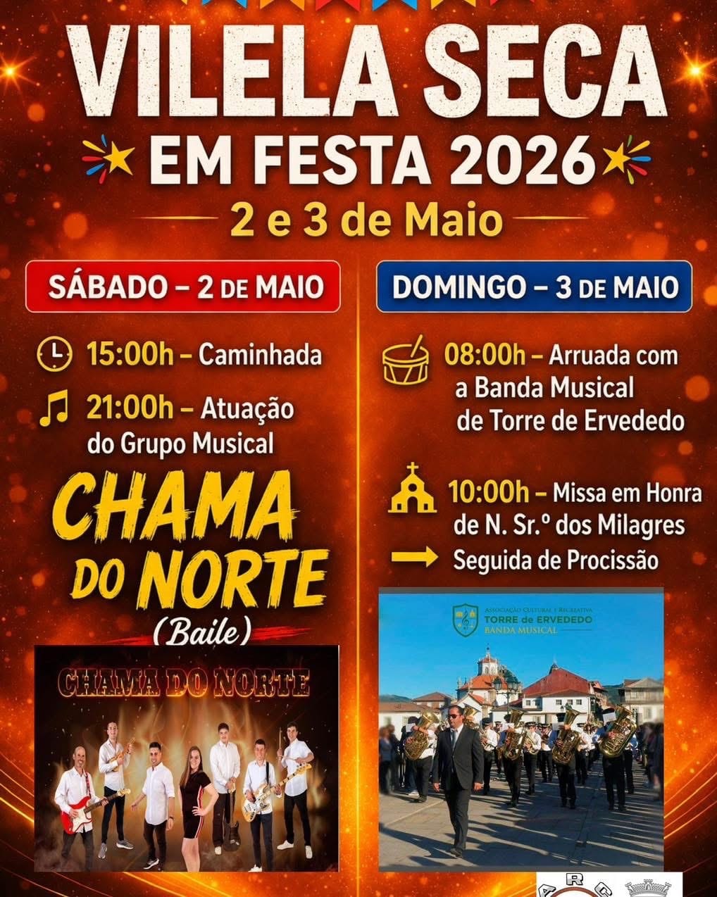 Cartaz de Festa em Honra de N. Sr.° dos Milagres
