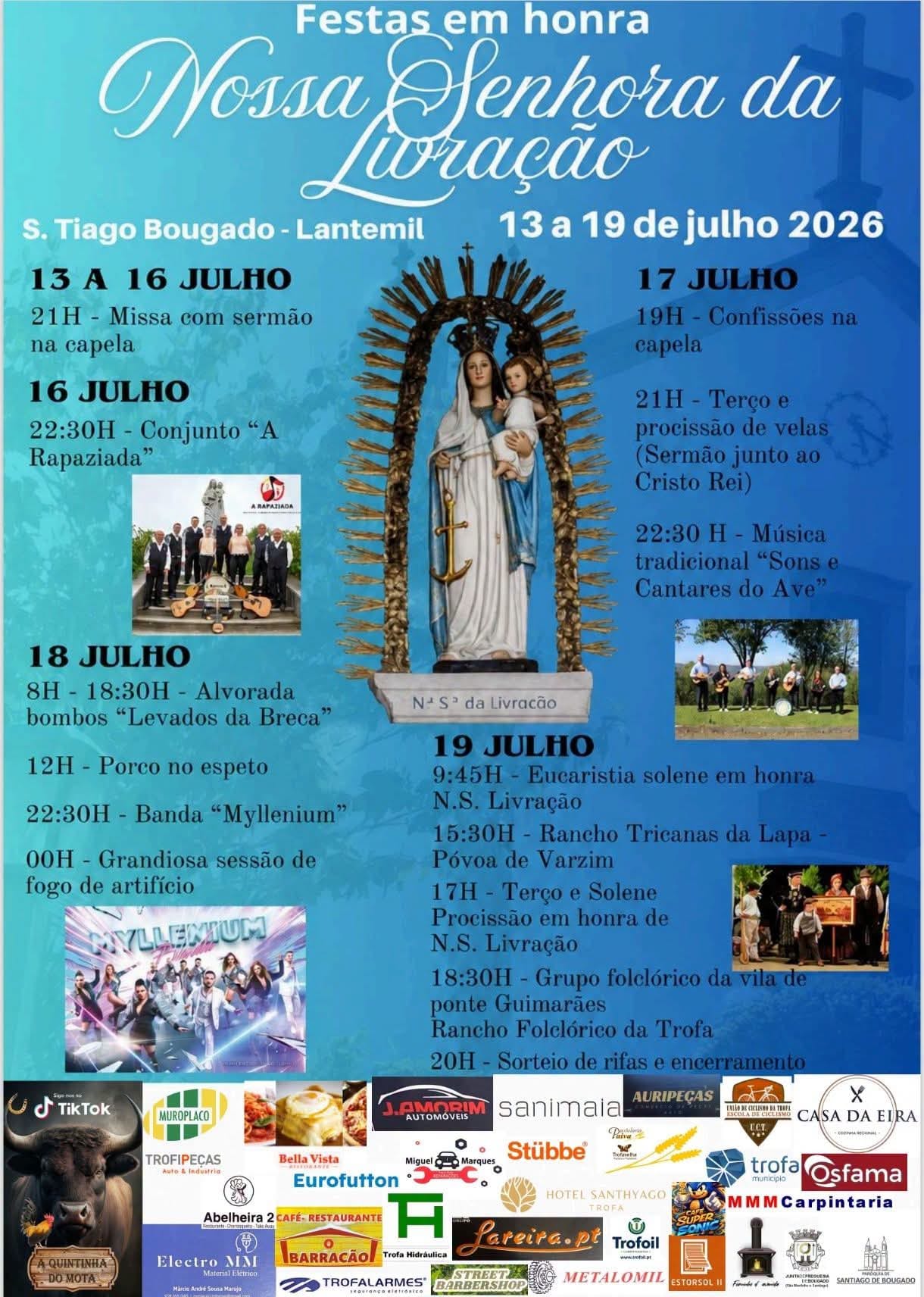 Cartaz de Festa em Honra de N.ª Sr.ª da Livração