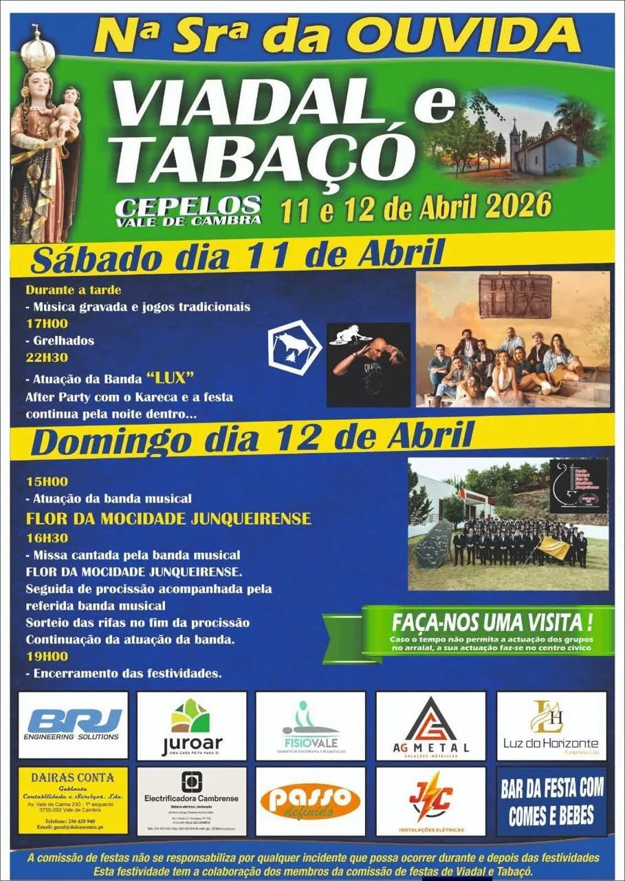 Cartaz de Festa em Honra de N.ª Sr.ª da Ouvida