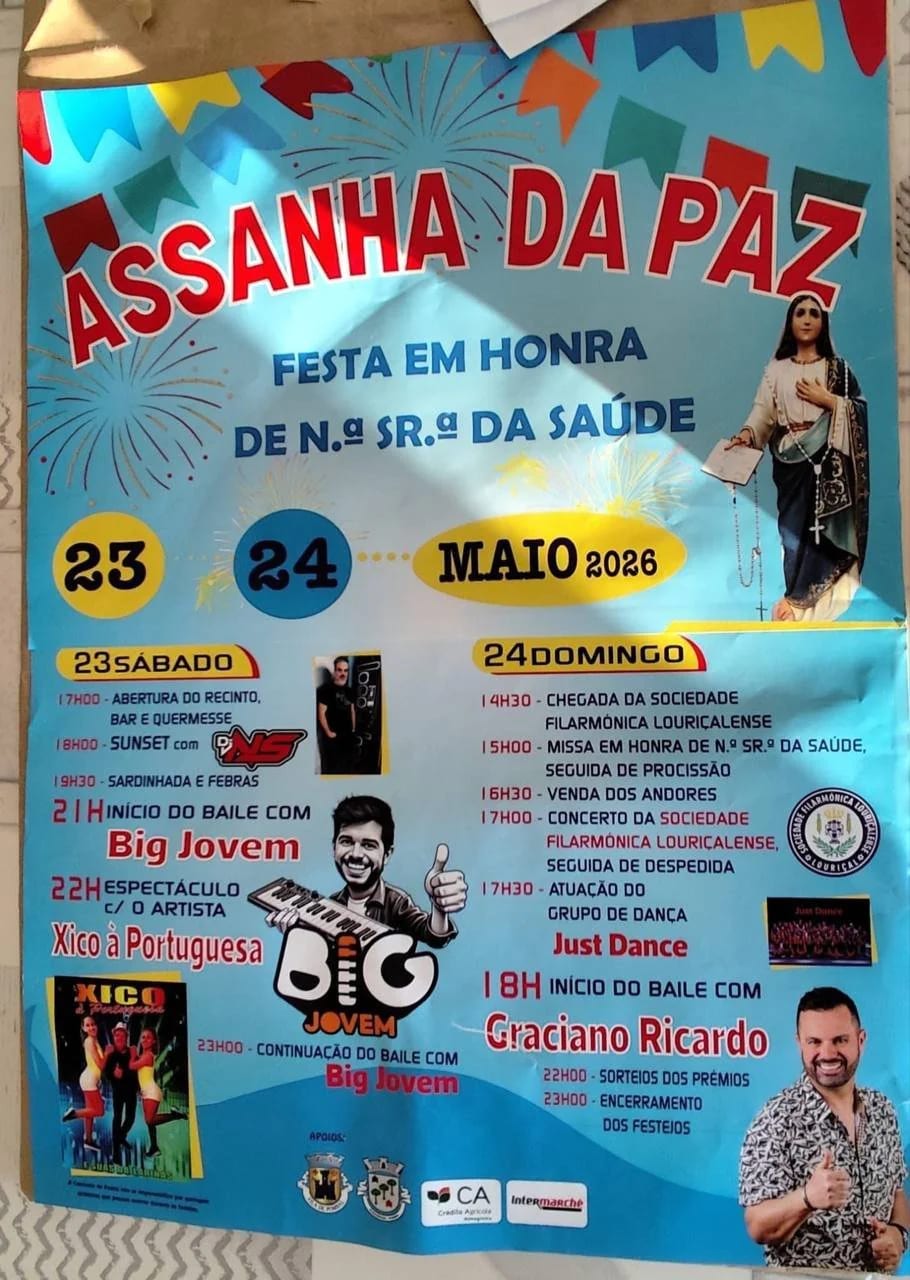 Cartaz de Festa em Honra de N.ª Sr.ª da Saúde