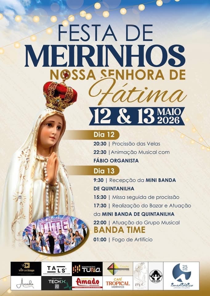 Cartaz de Festa em Honra de N.ª Sr.ª de Fátima