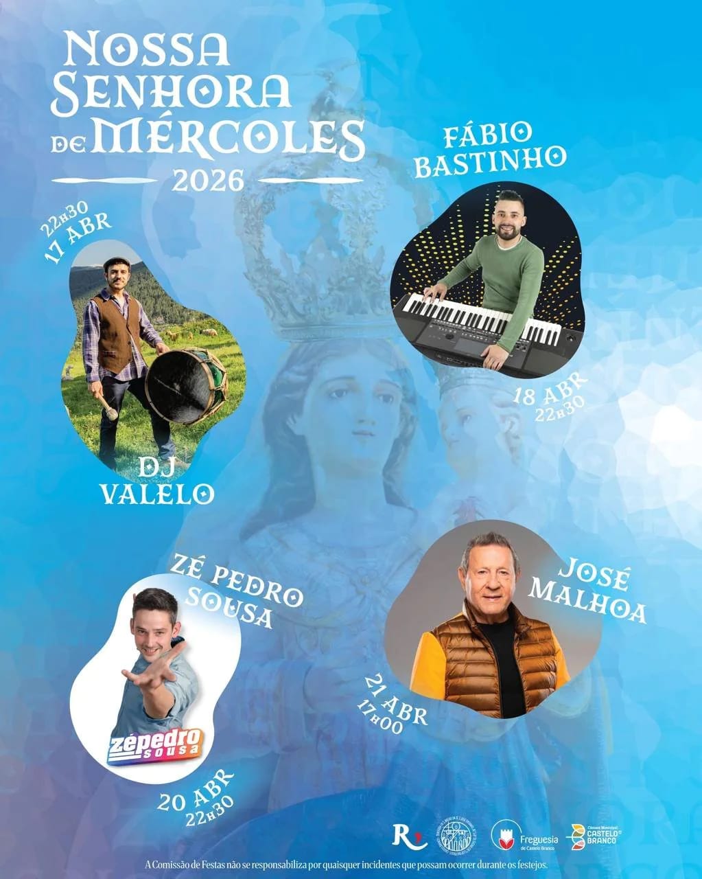 Cartaz de Festa em Honra de N.ª Sr.ª de Mércores