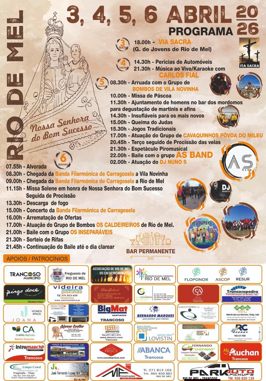 Cartaz de Festa em Honra de N.ª Sr.ª do Bom Sucesso