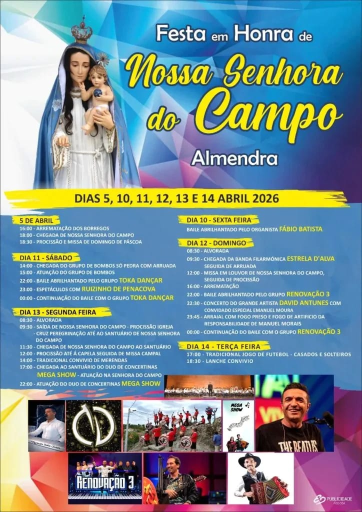 Cartaz de Festa em Honra de N.ª Sr.ª do Campo