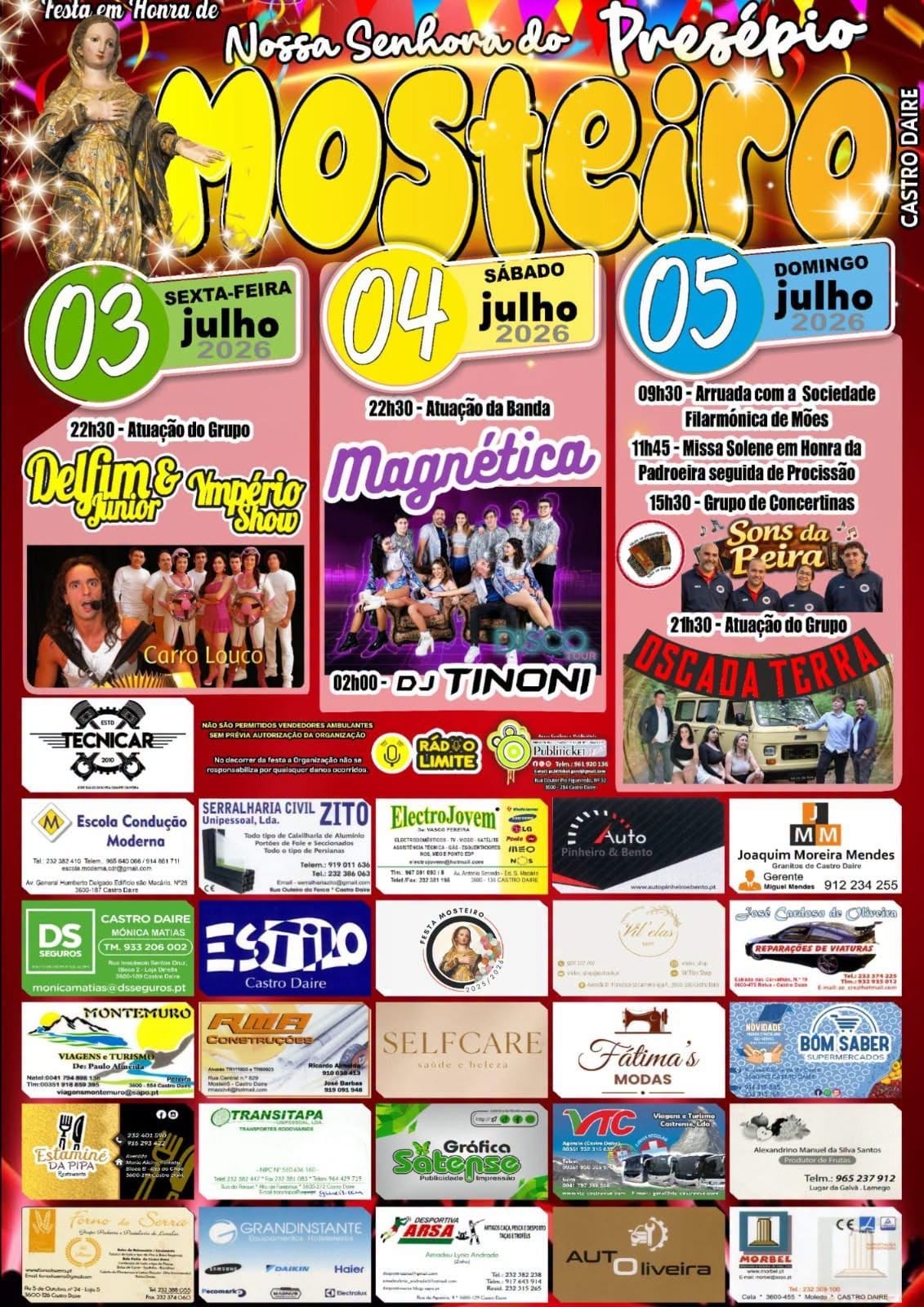 Cartaz de Festa em Honra de N.ª Sr.ª do Presépio