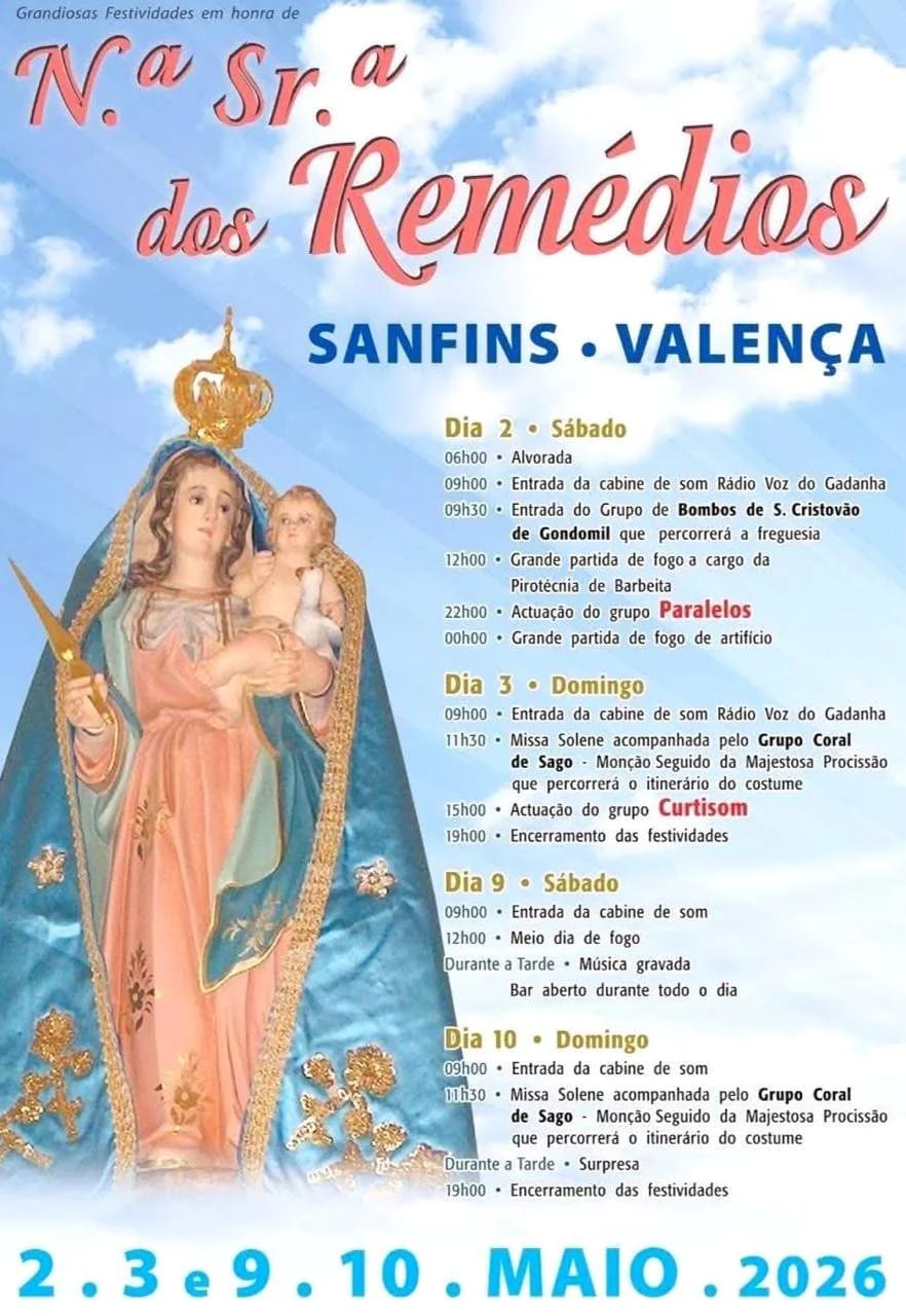 Cartaz de Festa em Honra de N.ª Sr.ª dos Remédios