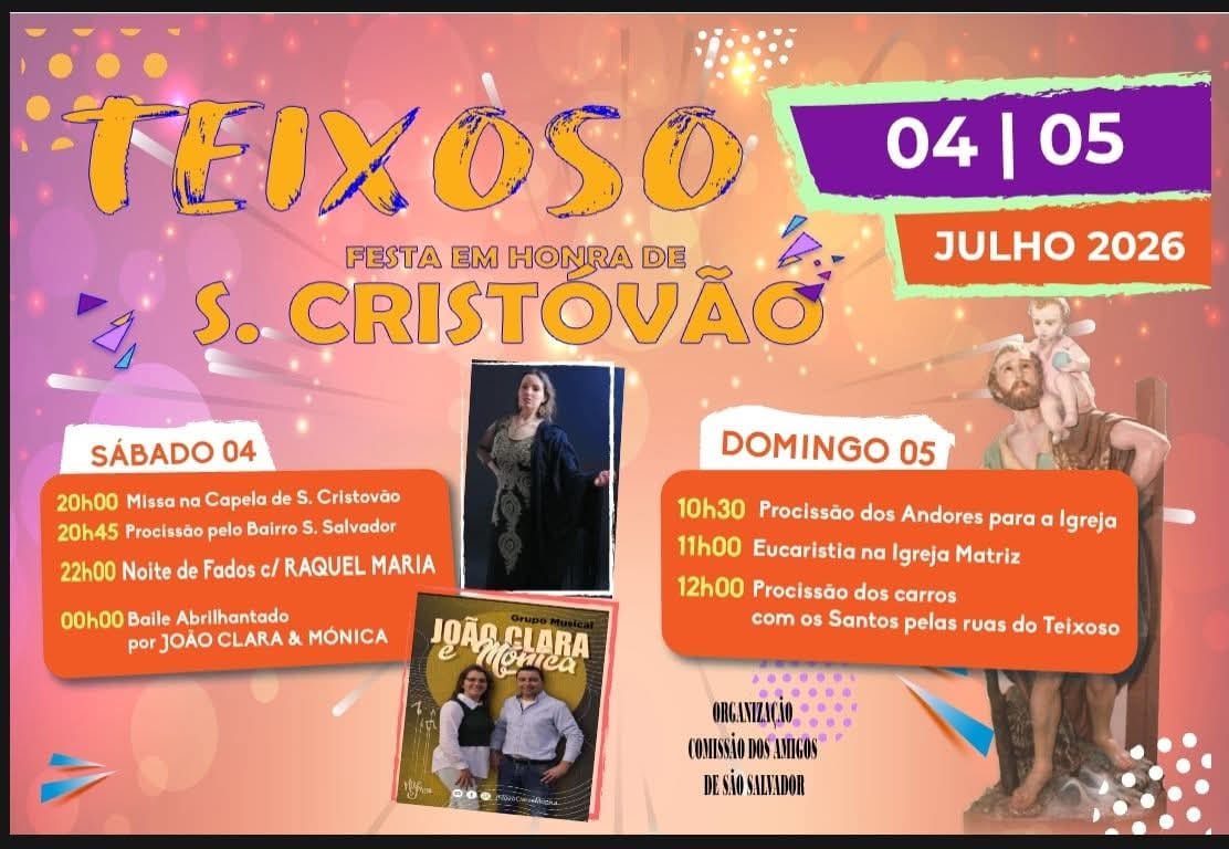 Cartaz de Festa em Honra de S. Cristóvão