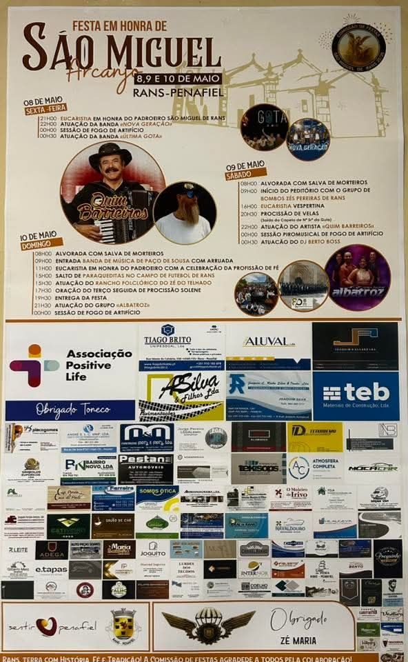 Cartaz de Festa em Honra de S. Miguel
