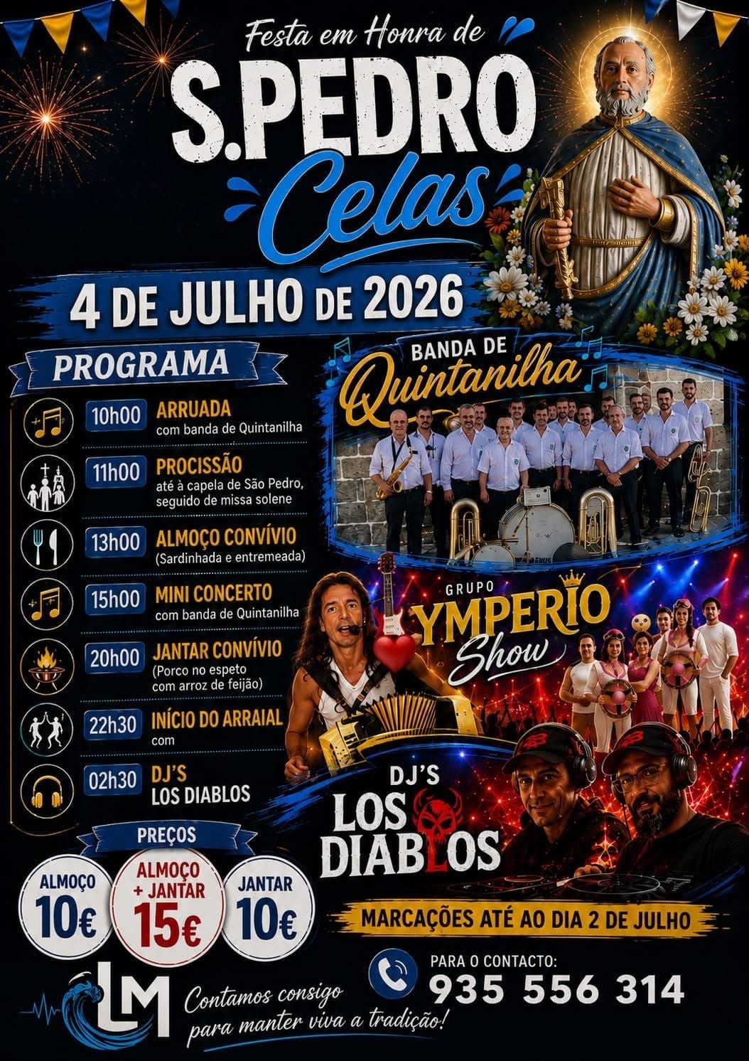 Cartaz de Festa em Honra de S. Pedro