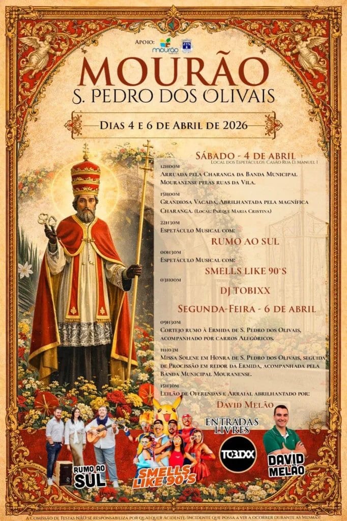 Cartaz de Festa em Honra de S. Pedro dos Olivais