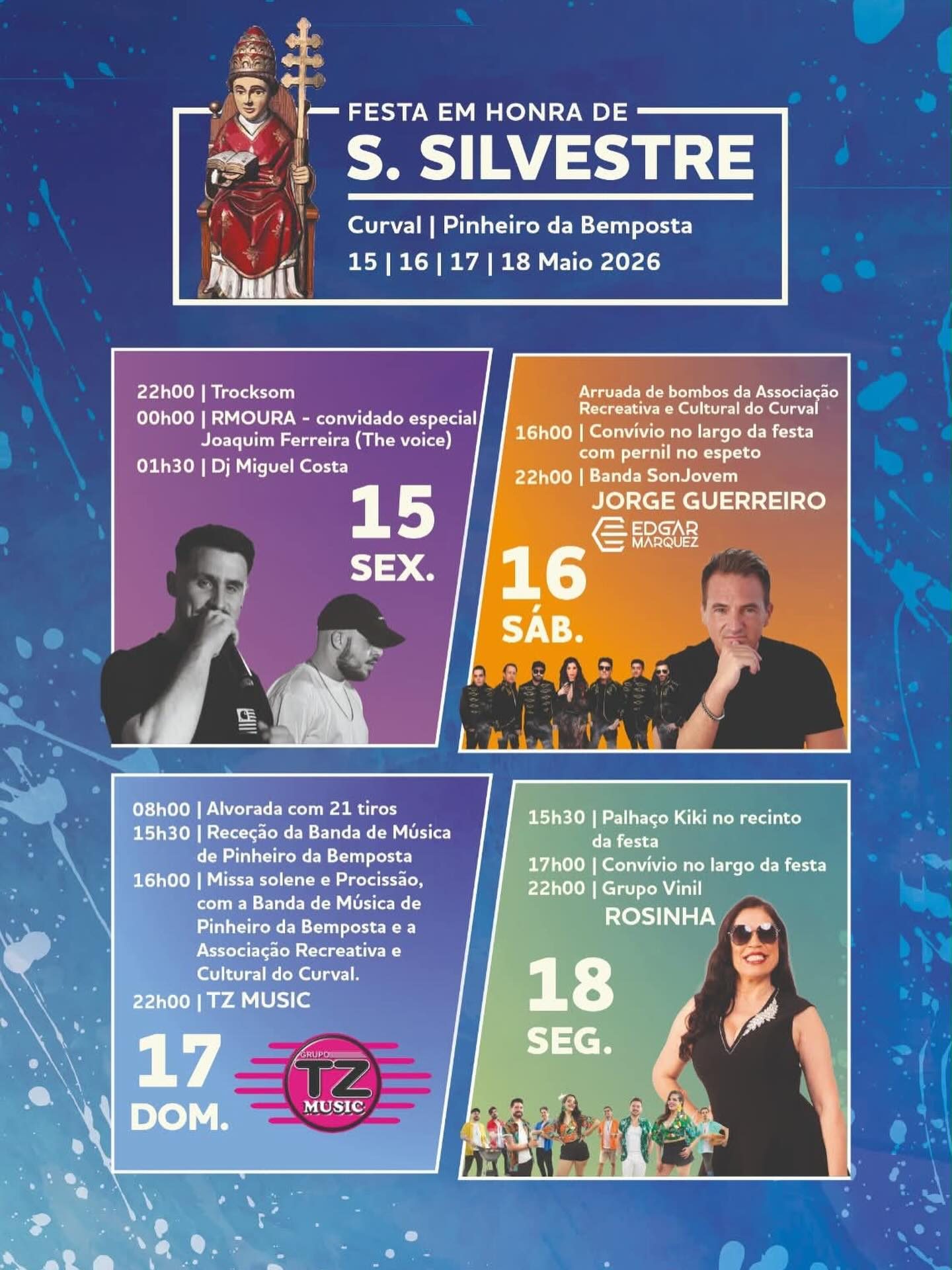 Cartaz de Festa em Honra de S. Silvestre
