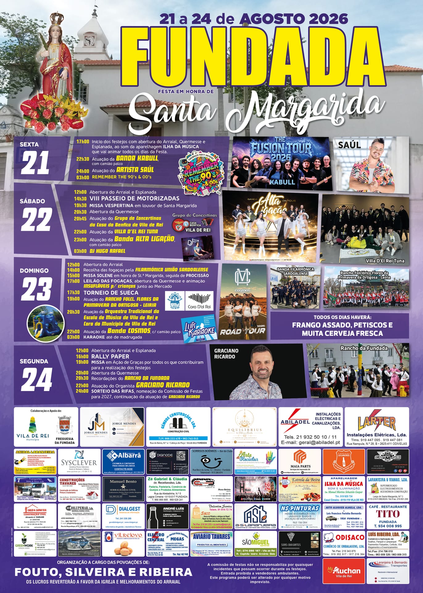 Cartaz de Festa em Honra de Santa Margarida
