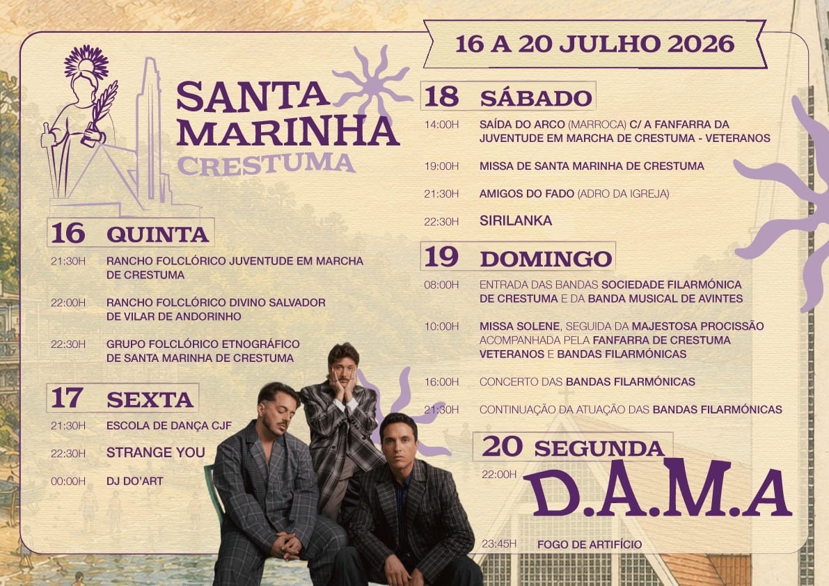 Cartaz de Festa em Honra de Santa Marinha
