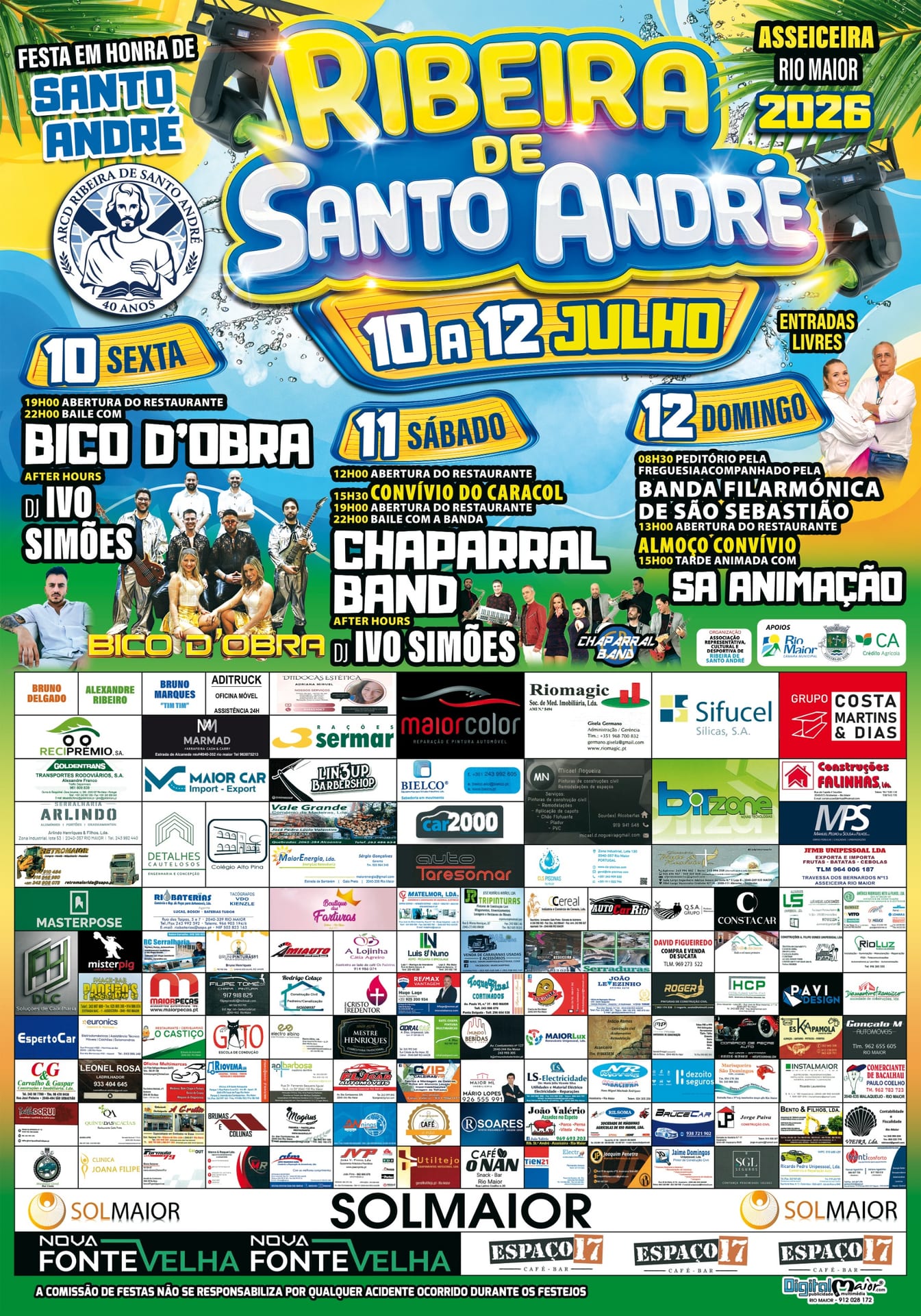 Cartaz de Festa em Honra de Santo André