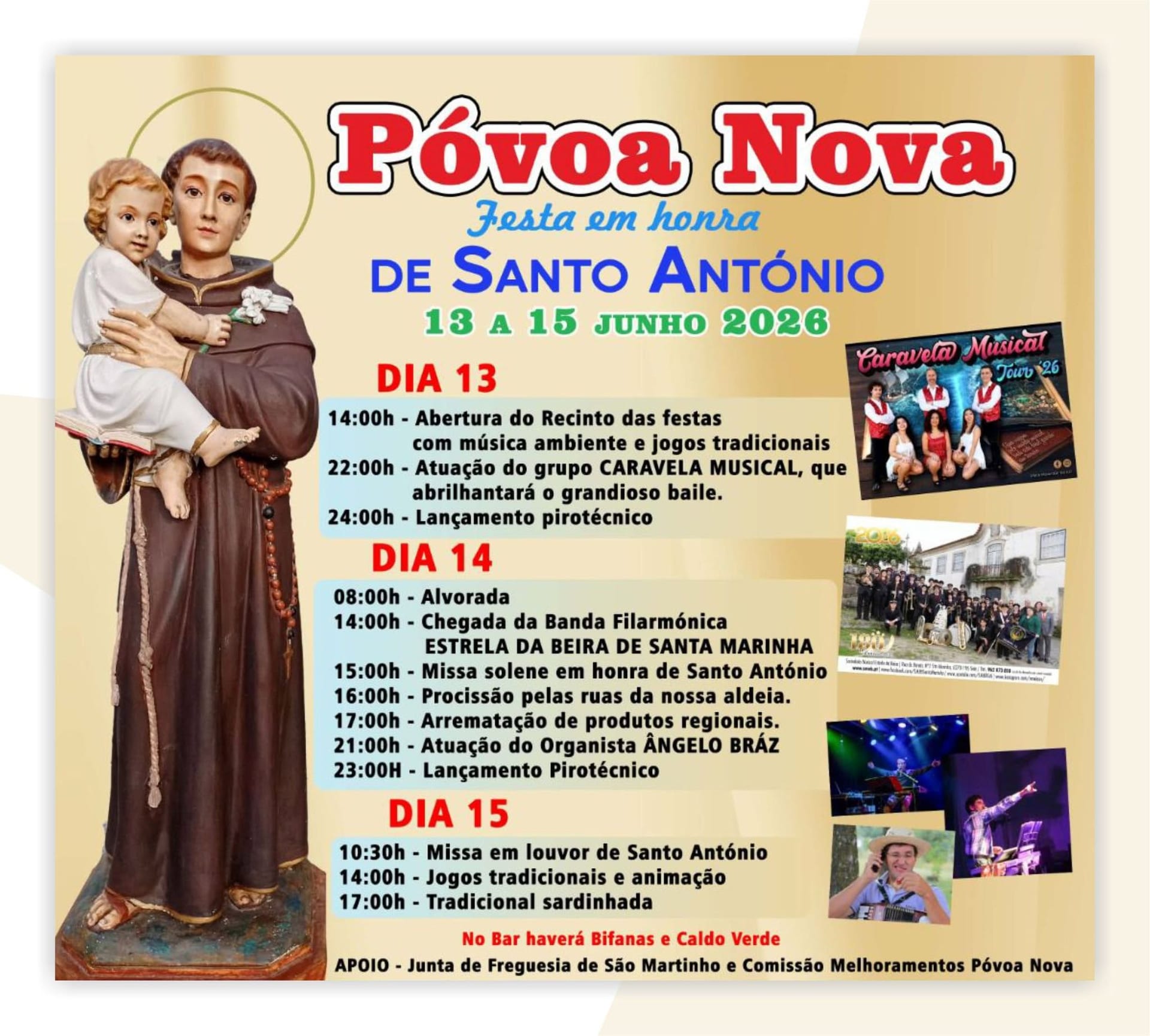Cartaz de Festa em Honra de Santo António