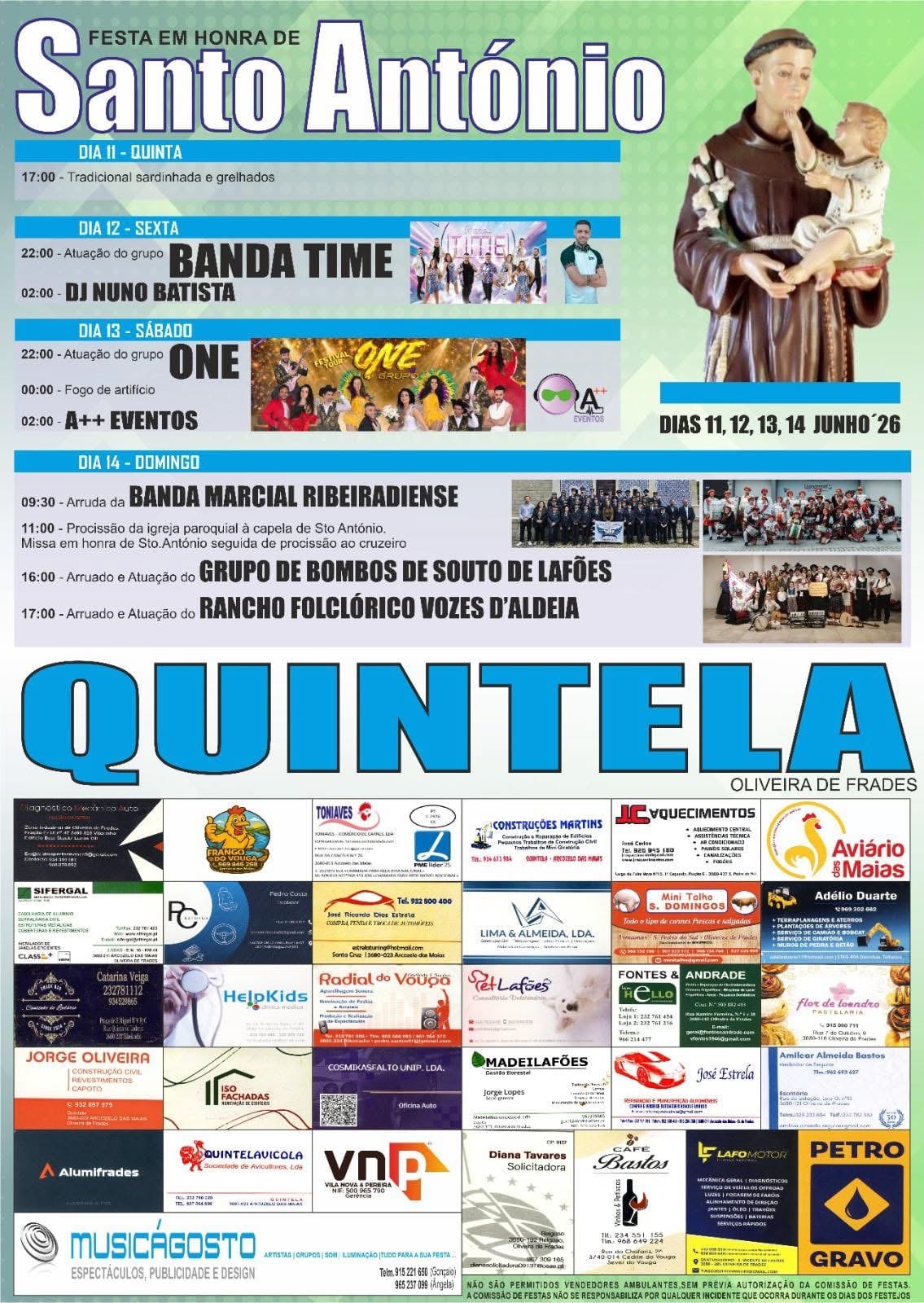 Cartaz de Festa em Honra de Santo António