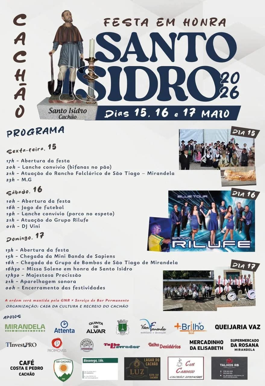 Cartaz de Festa em Honra de Santo Isidro