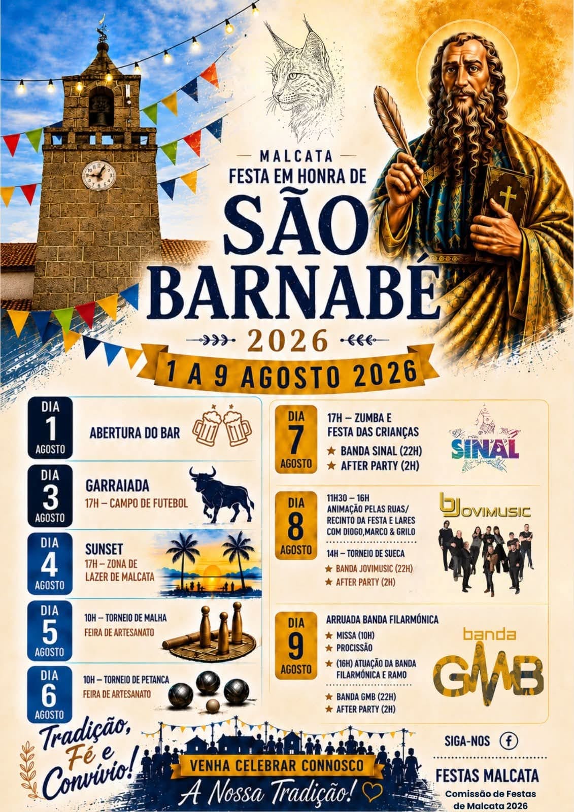Cartaz de Festa em Honra de São Barnabé